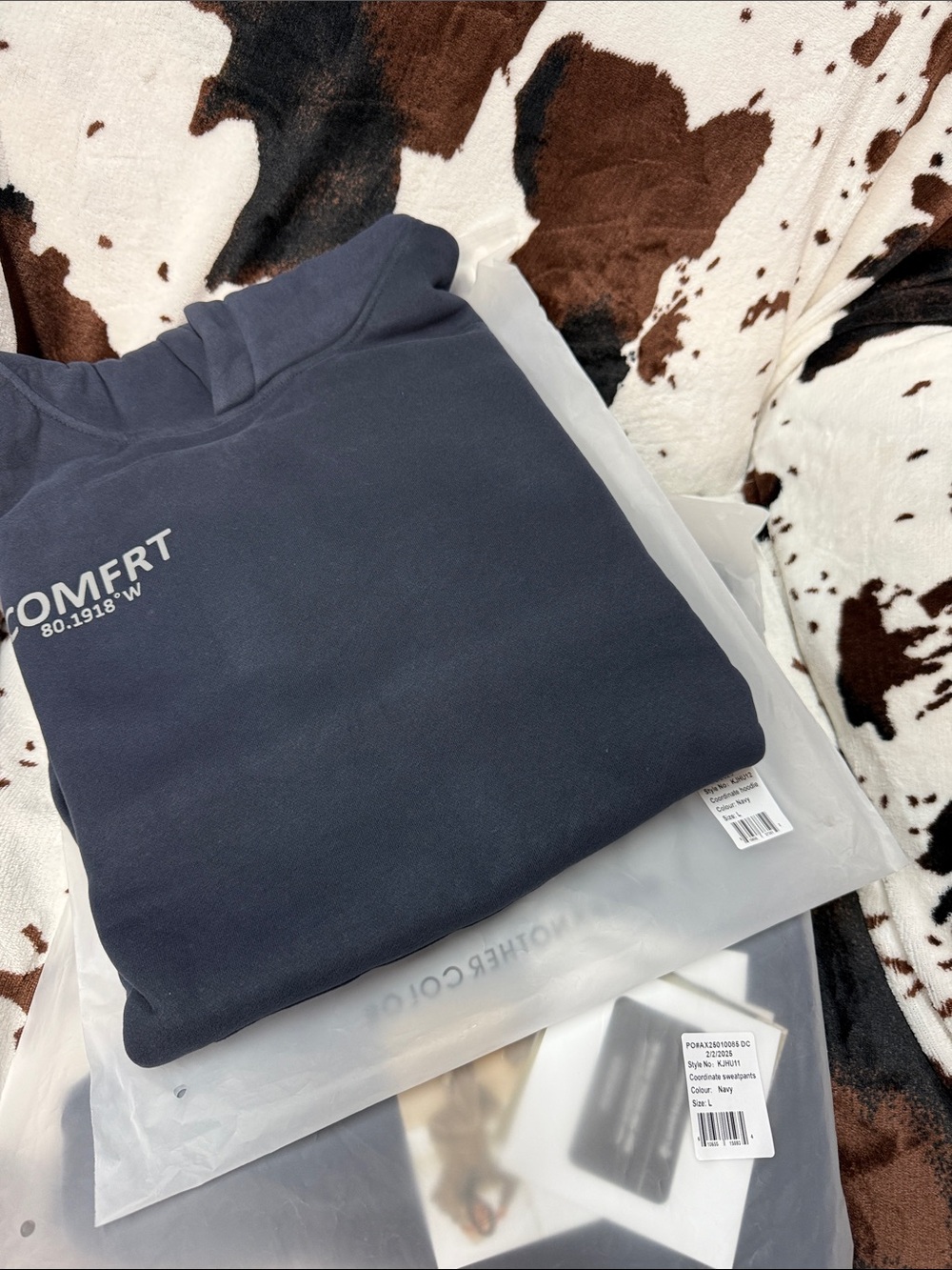 Comfort Navy Women’s Pullover Hoodie & pants